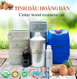 Tinh dầu gỗ ngọc am cedarwood oil bán sỉ buôn kg lít rẻ mua ở đâu