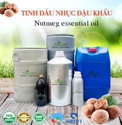 Tinh dầu đậu khấu nutmeg oil bán sỉ kg lít buôn giá rẻ mua ở đâu