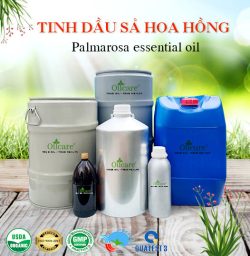 Tinh dầu sả hoa hồng palmarosa oil bán sỉ lít kg buôn giá rẻ mua ở đâu