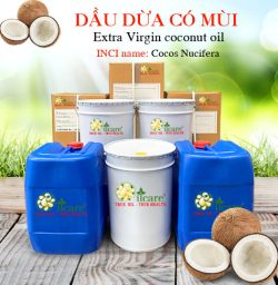 Dầu dừa ép lạnh coconut virgin oil bán sỉ lít kg buôn giá rẻ mua ở đâu