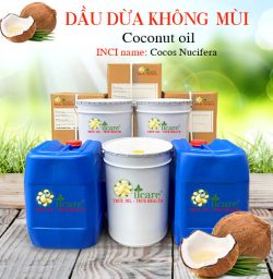 Dầu dừa không mùi coconut oil bán sỉ lít kg buôn rẻ mua ở đâu