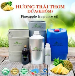 Tinh dầu trái thơm dứa pineapple oil bán lít sỉ kg buôn giá rẻ mua ở đâu